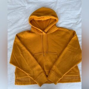 COZI Women’s Mustard Cropped Hoodie size L